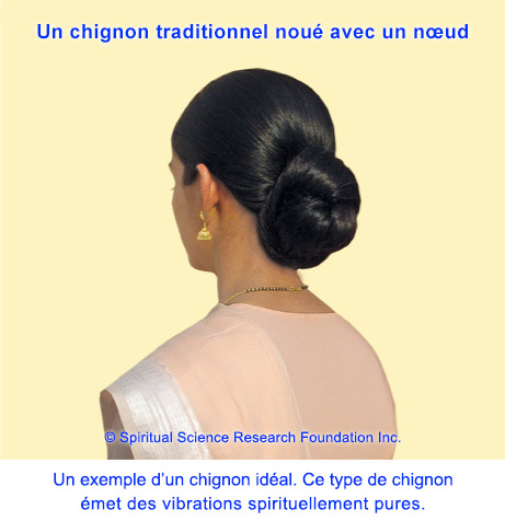 Porter le Chignon et les avantages spirituels