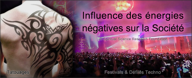 Influence of negative energies on society