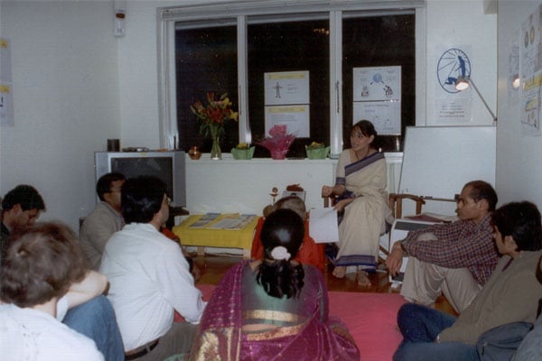 The room that was used for the Gurupurnima lecture was attacked.