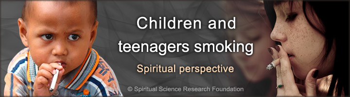 Children and teenage smoking
