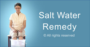Salt water remedy
